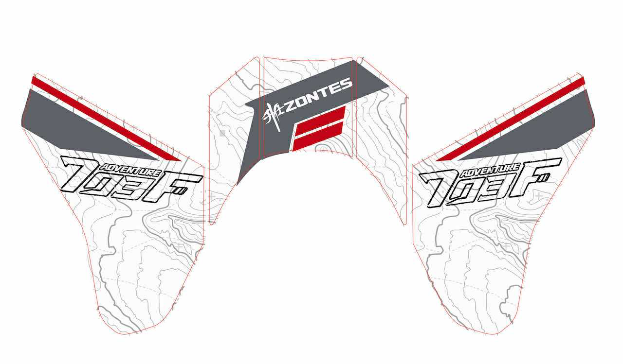 TRAIL 703F (2024+) PAD de réservoir