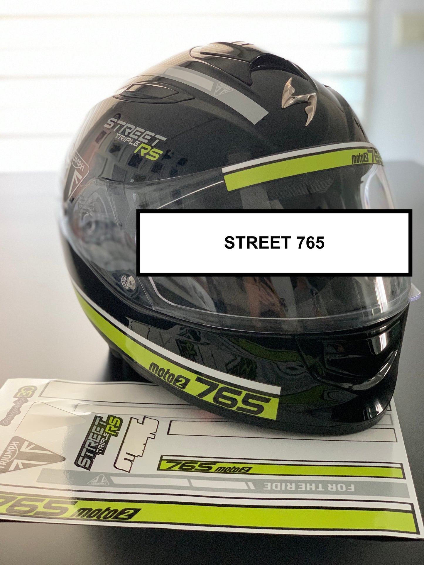 STICKERS pour Casque  TRIUMPH