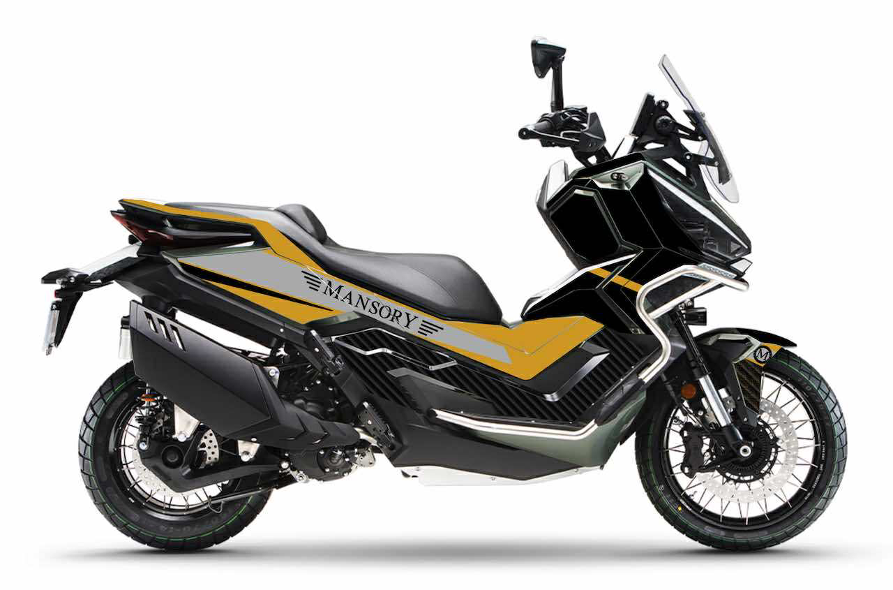 zontes scooter 552 G Kit deco stickers mansory sable burnoutdesign com