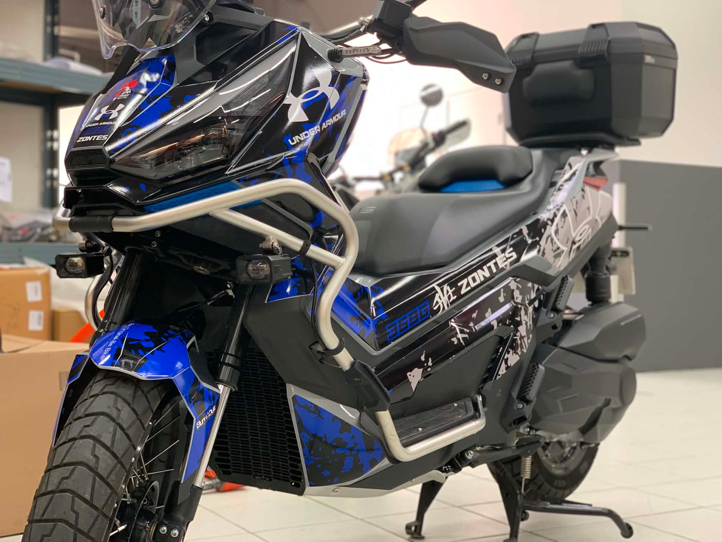 Kit Déco Stickers Scooter Zontes 368 G — Burn-Out-Design
