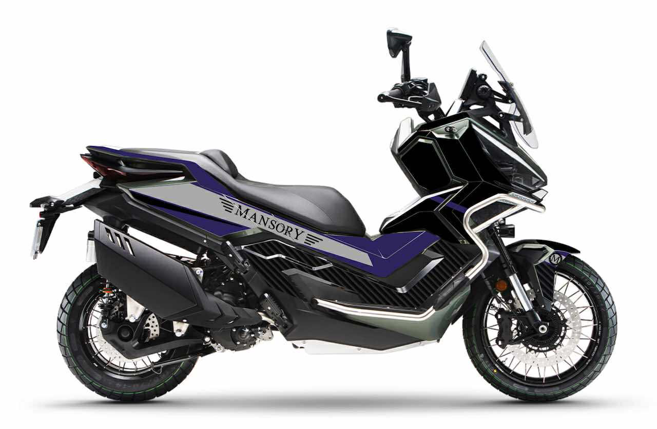 zontes scooter 368 G Mansory violet stickers kit déco burnoutdesign.com