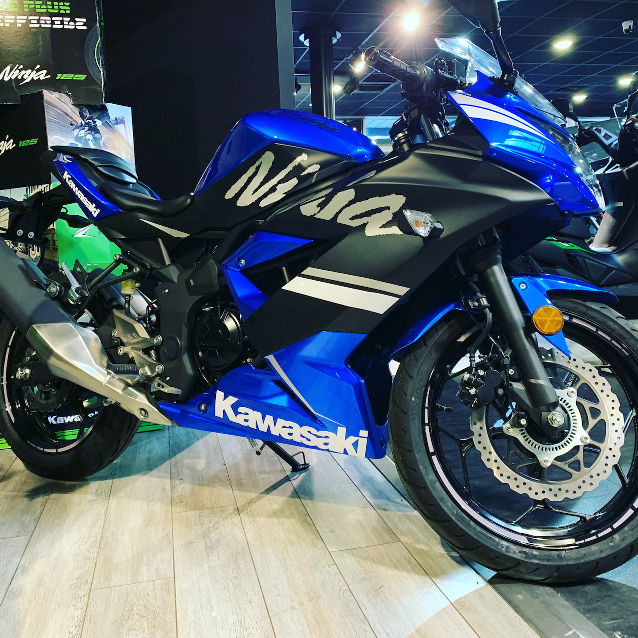 Kawasaki ninja 125 deals blue