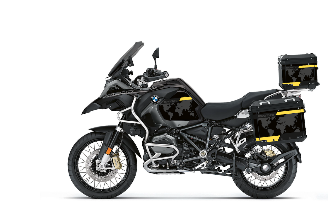 Valises aluminium BMW : stickers