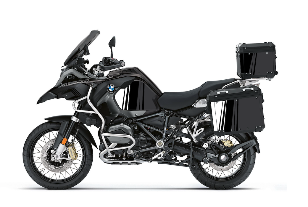 Valises aluminium BMW : stickers