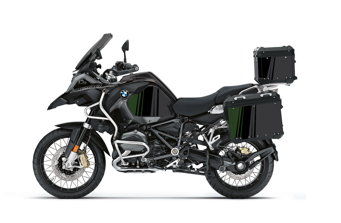 Valises aluminium BMW : stickers