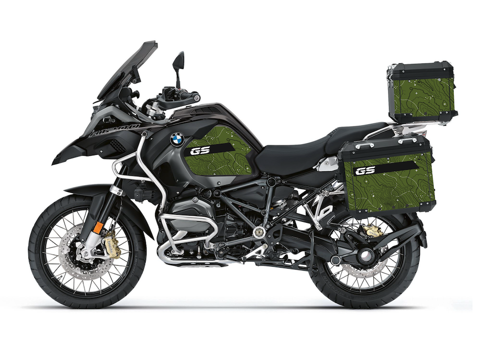 Valises aluminium BMW : stickers