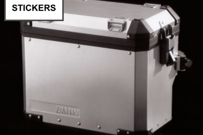 Valises aluminium BMW : stickers