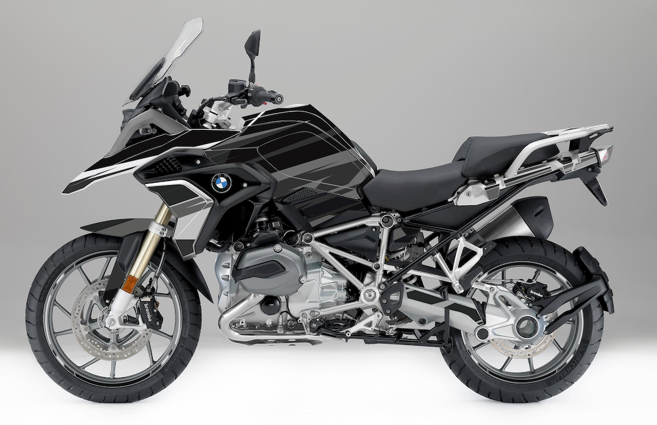 Kit Déco BMW R 1200 GS / R 1250 GS (2017-2026+) – Stickers Moto Thermoformables | Burn-Out Design