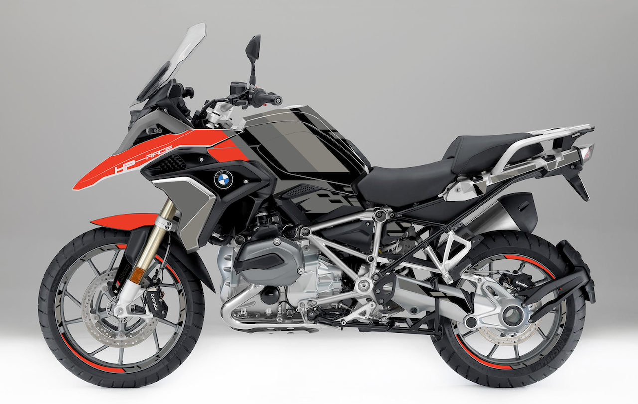Kit Déco BMW R 1200 GS / R 1250 GS (2017-2026+) – Stickers Moto Thermoformables | Burn-Out Design