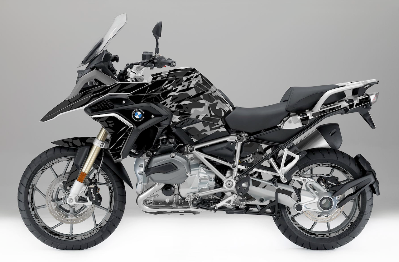 Kit Déco BMW R 1200 GS / R 1250 GS (2017-2026+) – Stickers Moto Thermoformables | Burn-Out Design