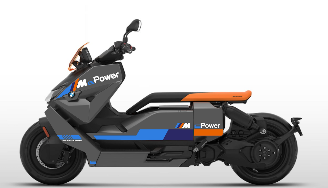 E-MARK moto universelle Scooter sans lacet échappement moufle pour