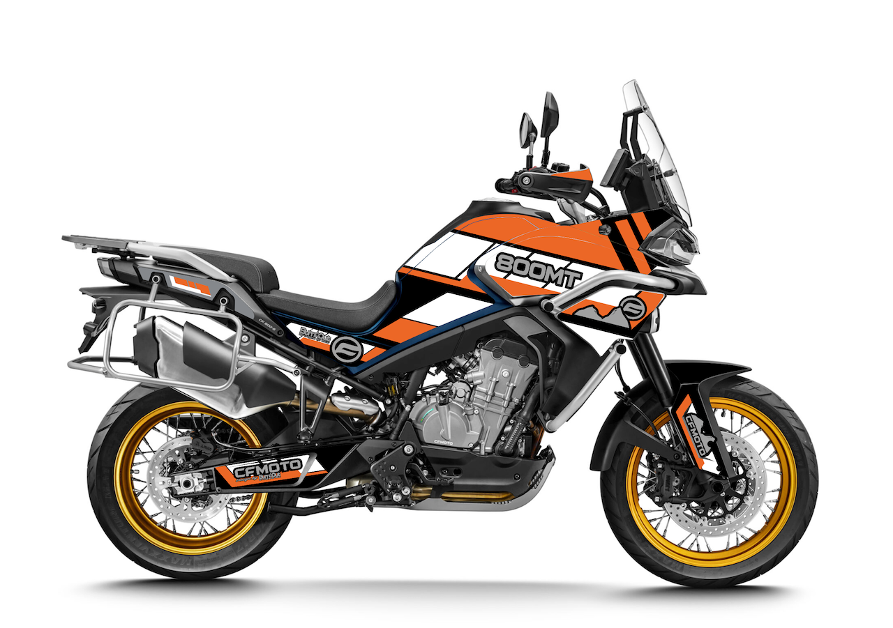 Kit Déco CF Moto 800 MT IBEX (2022+) — Stickers Vinyle HD | Made in France