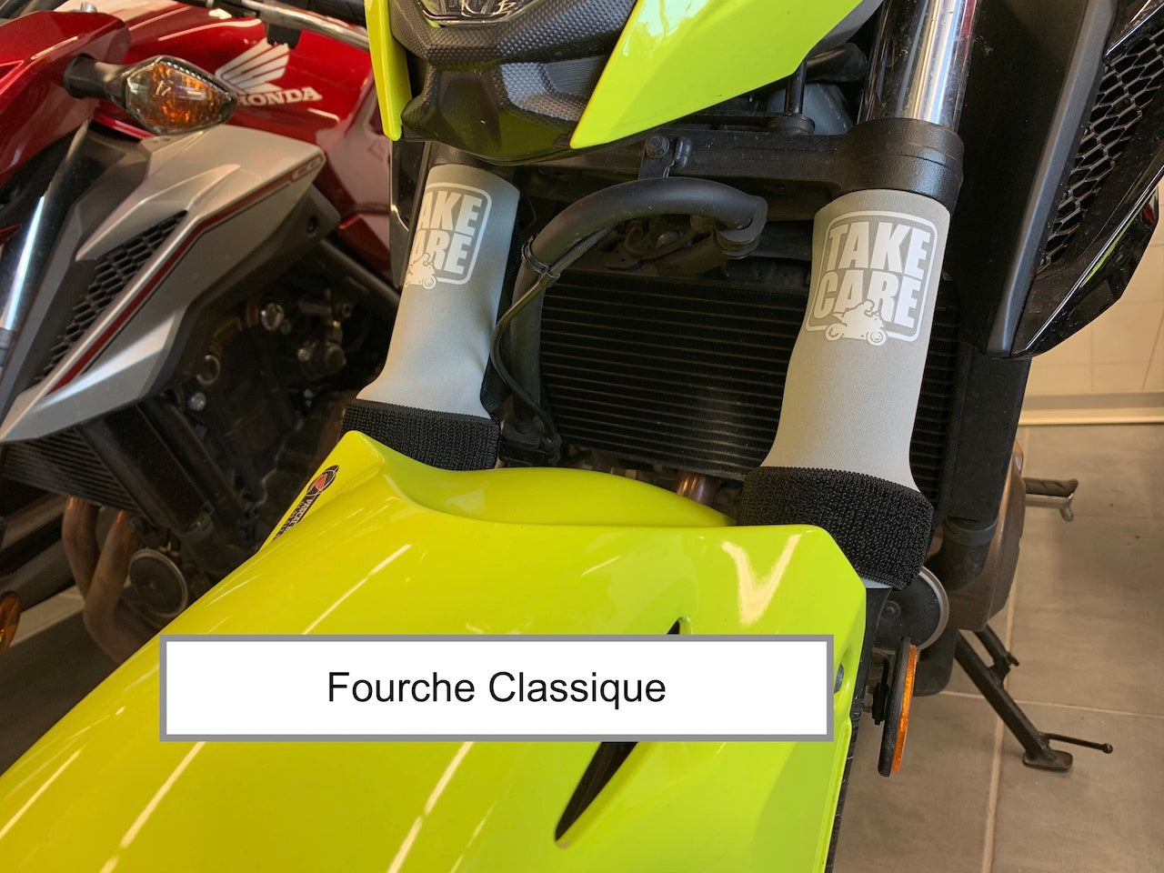 Protection Fourche Avant Moto Couvre Contre Chocs Pour KLX250 KDX