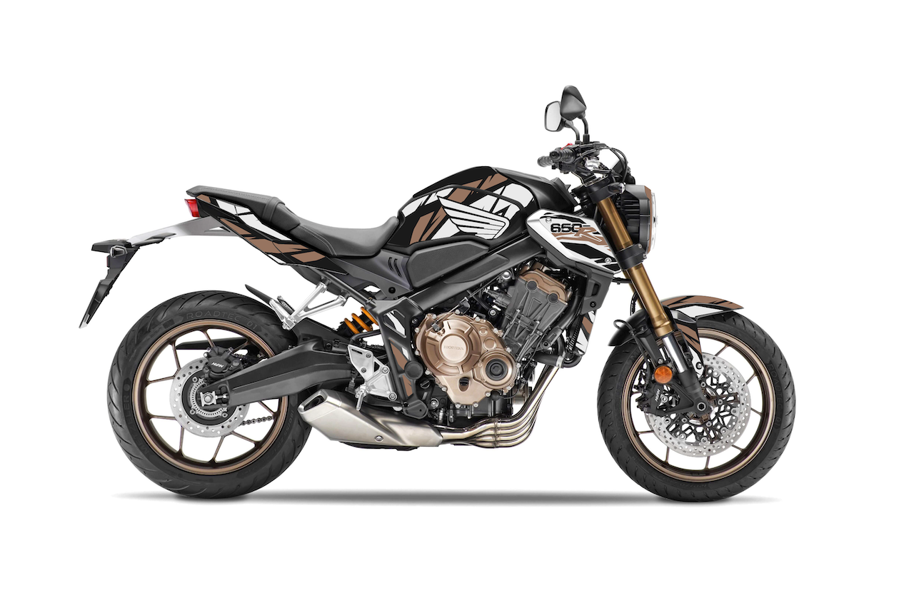 HONDA-CB-650-R-ROADSTER-personnalisation-kit-deco-stickers-burn-out-design-fireblade-rouge-noir-gris