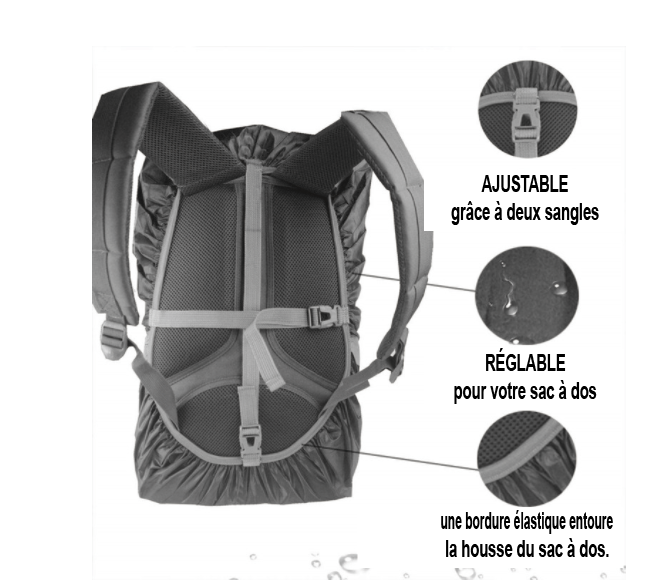 Housse Etanche pour Sac à Dos