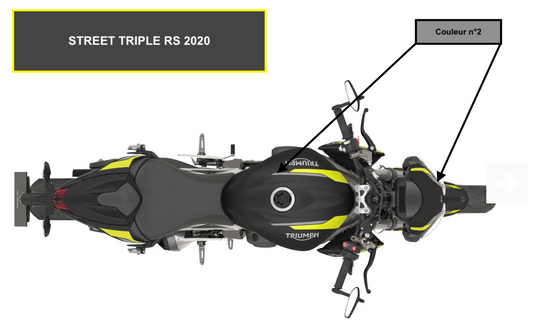 TRIUMPH STREET TRIPLE RS 2020 - 2021 (couleur n°2)