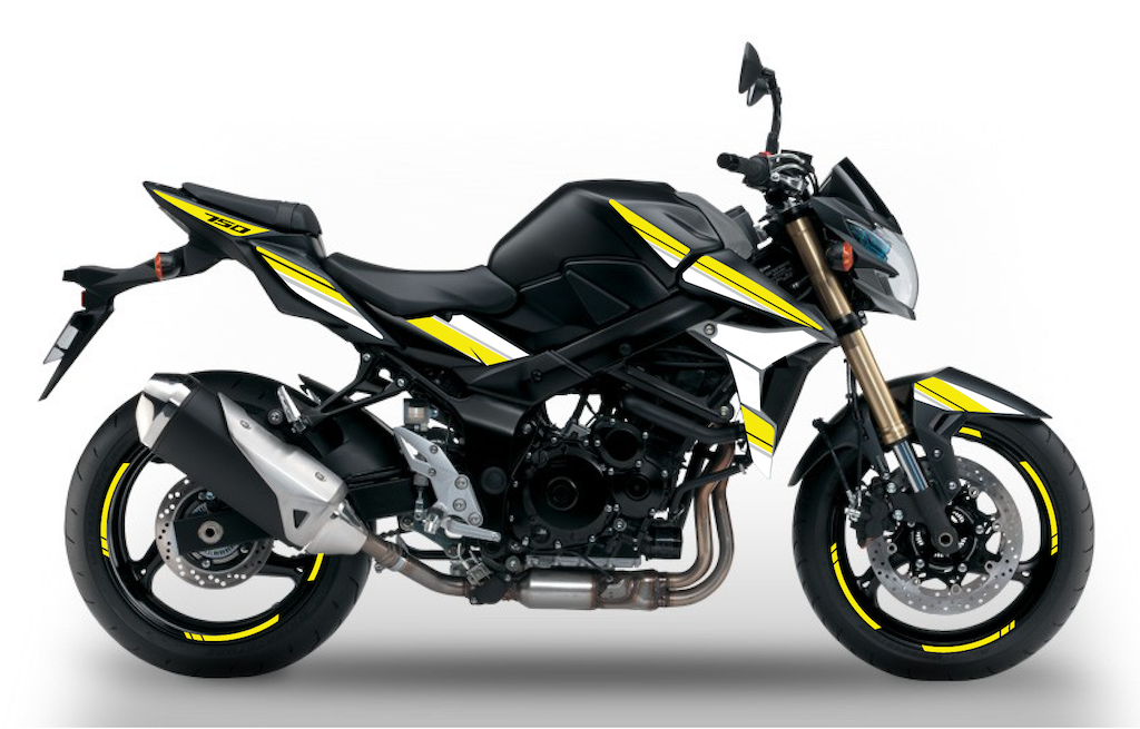 Moto SUZUKI  GSR 750 " LINE "