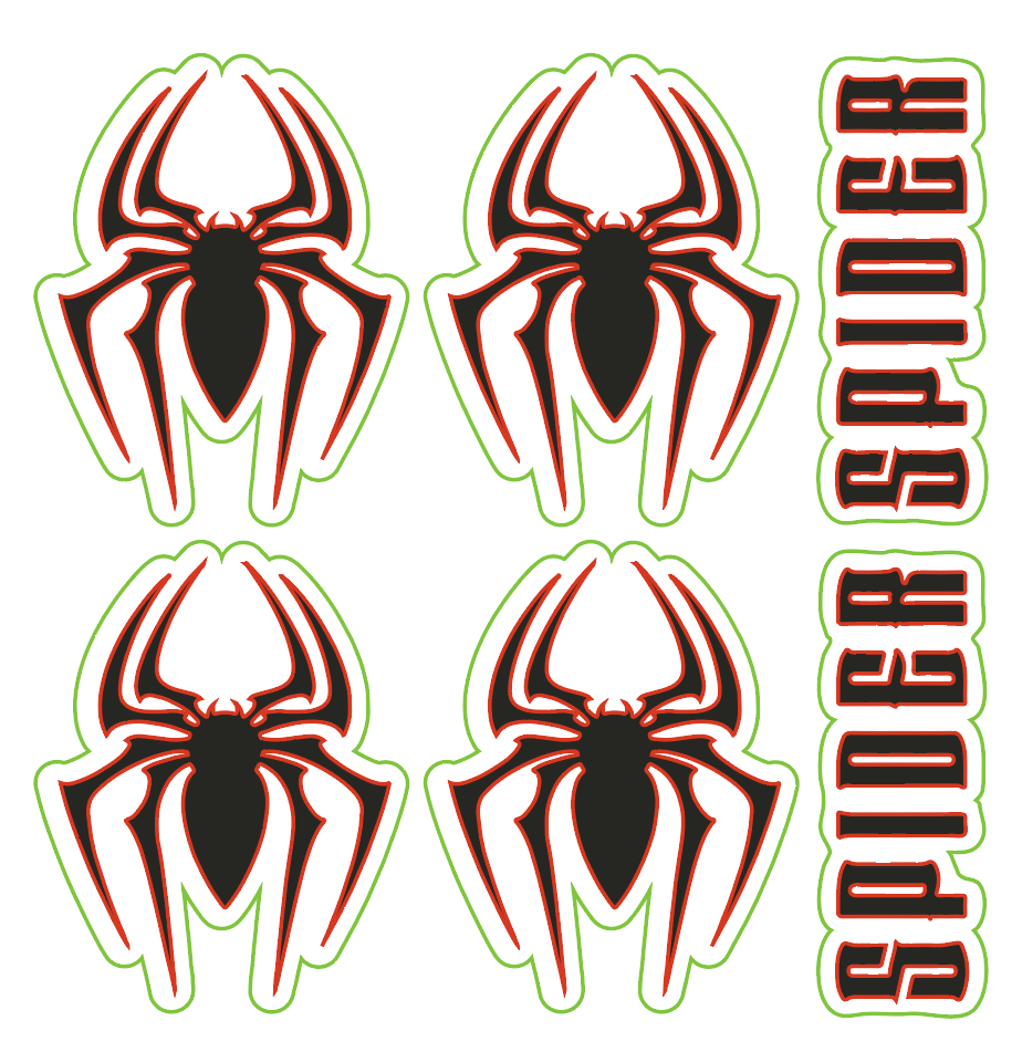 Stickers rétro-réfléchissants de casque : FUN