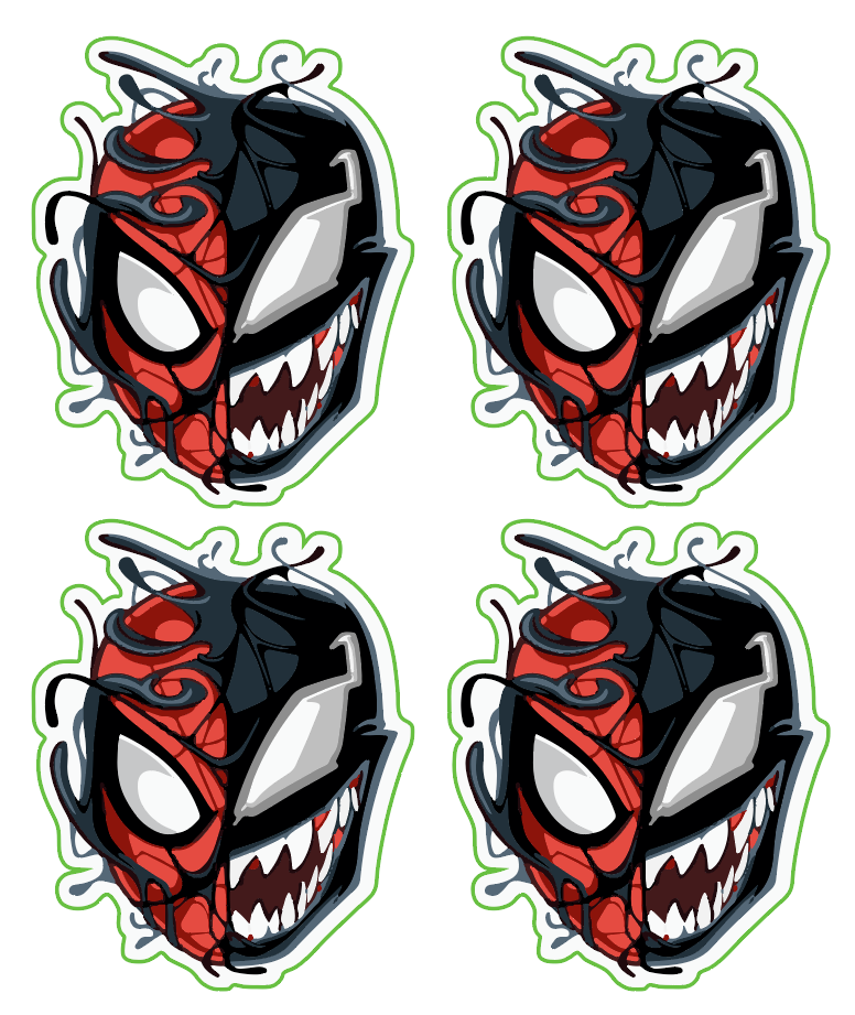 Stickers rétro-réfléchissants de casque : FUN