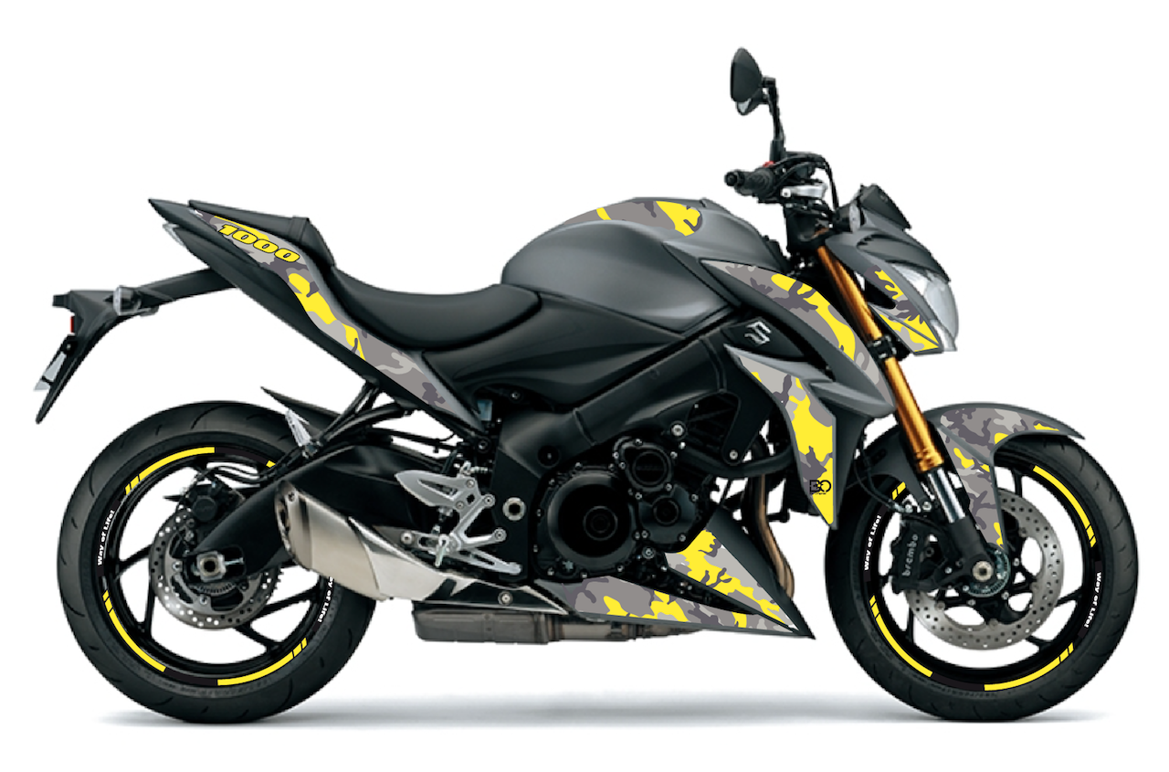 Moto SUZUKI  GSX-S1000 " CAMOUFLAGE "