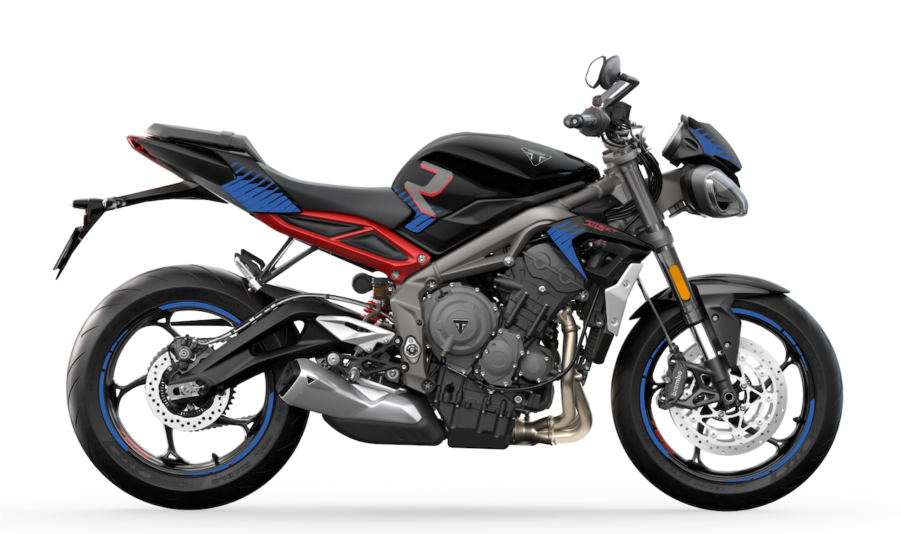 TRIUMPH STREET TRIPLE RS - 2022 (avec les hachures)