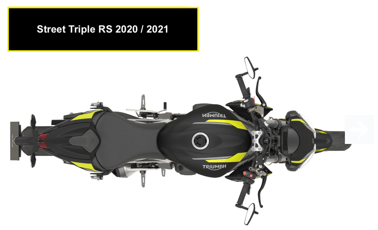 TRIUMPH STREET TRIPLE RS 2020 - 2021 (couleur n°3)