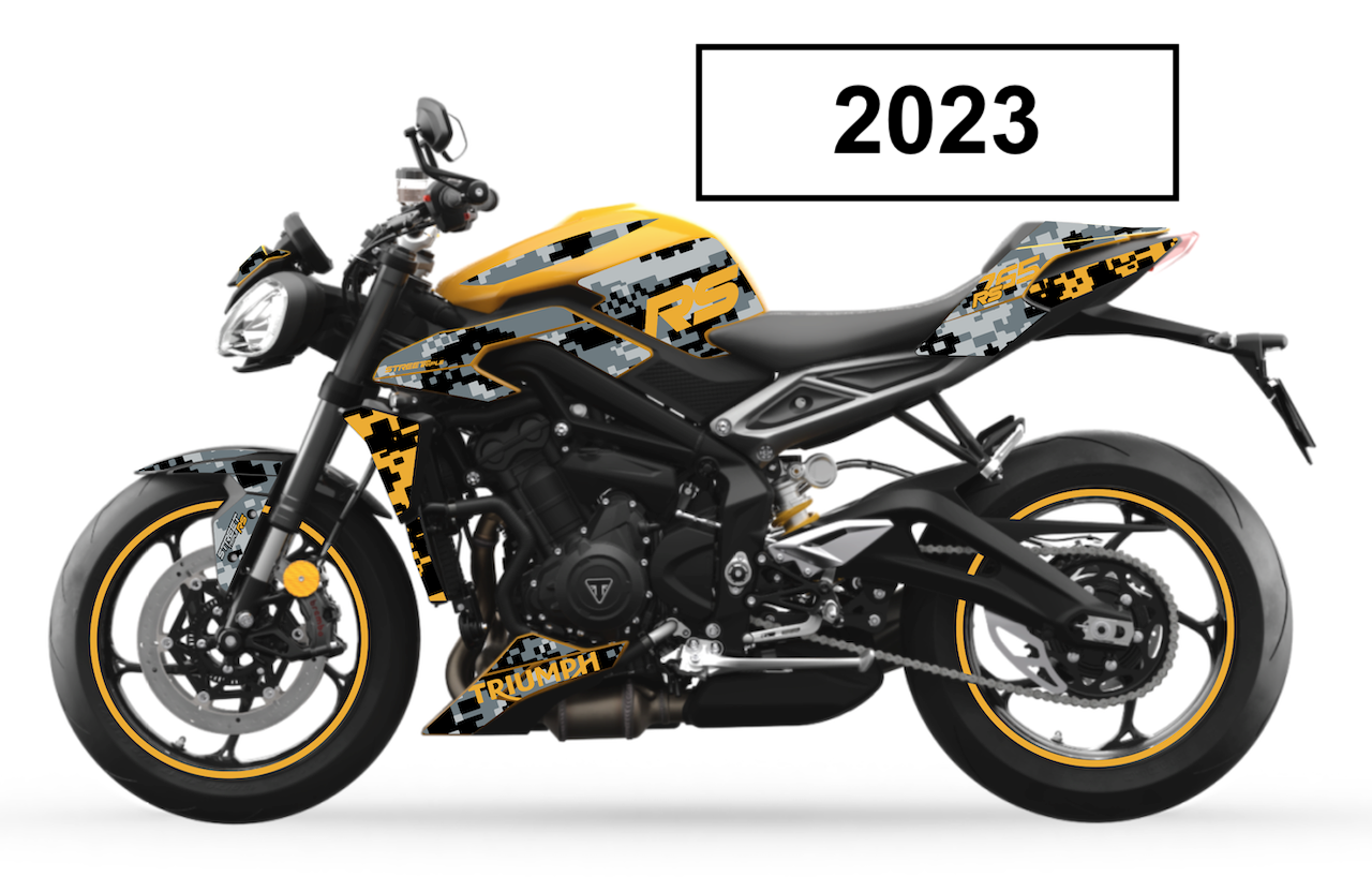 TRIUMPH STREET TRIPLE RS (R) 2023 - PIXIE ou CAMOX