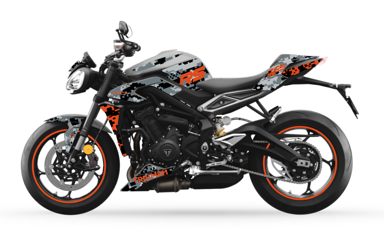 TRIUMPH STREET TRIPLE RS (R) 2023 - PIXIE ou CAMOX