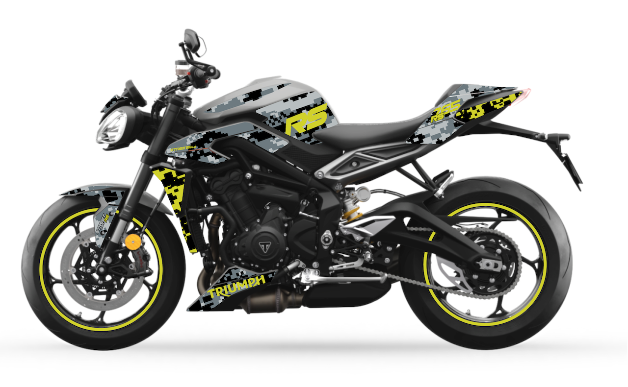 TRIUMPH STREET TRIPLE RS (R) 2023 - PIXIE ou CAMOX