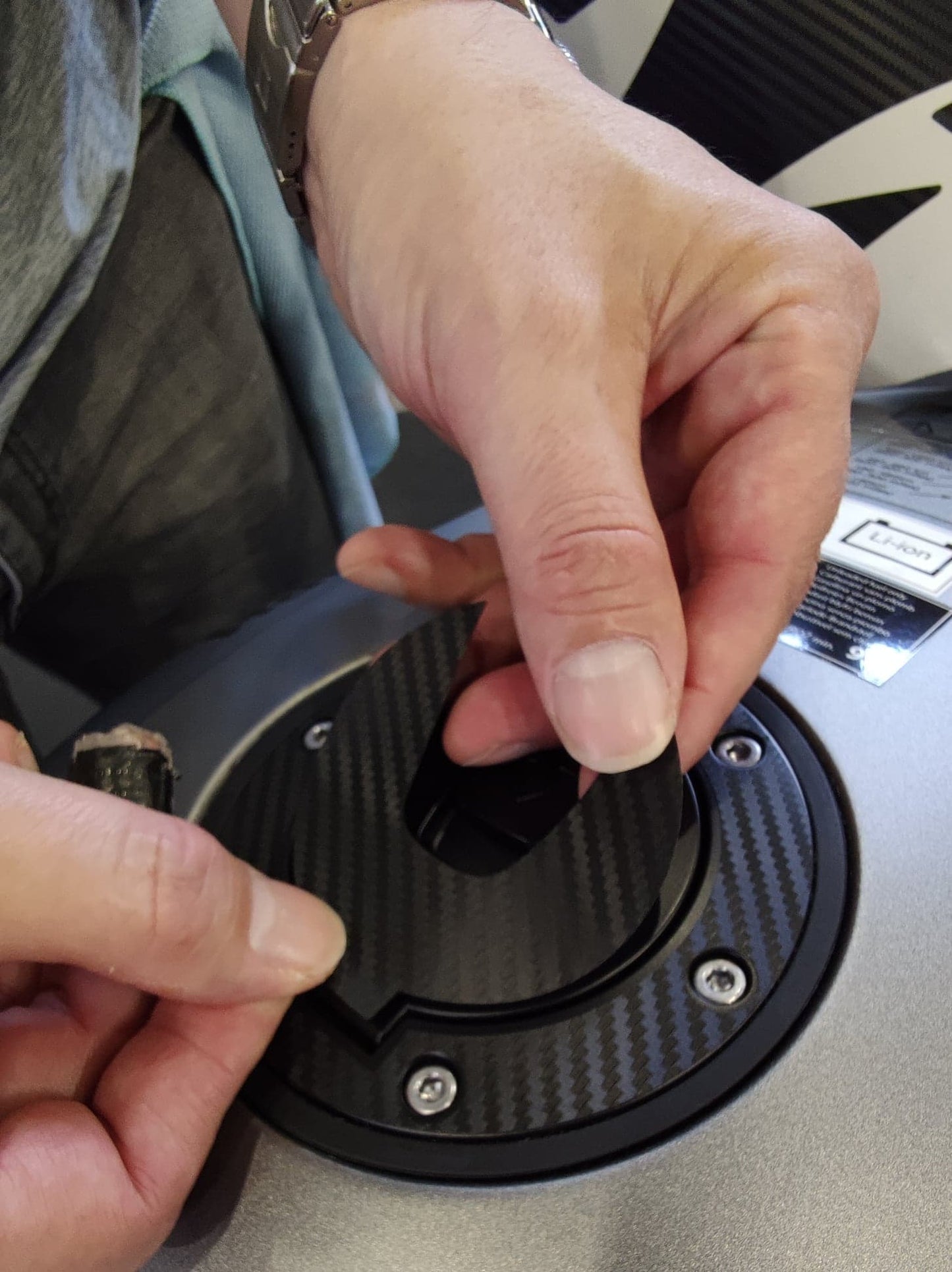 Stickers pour Trappe à essence TRIUMPH