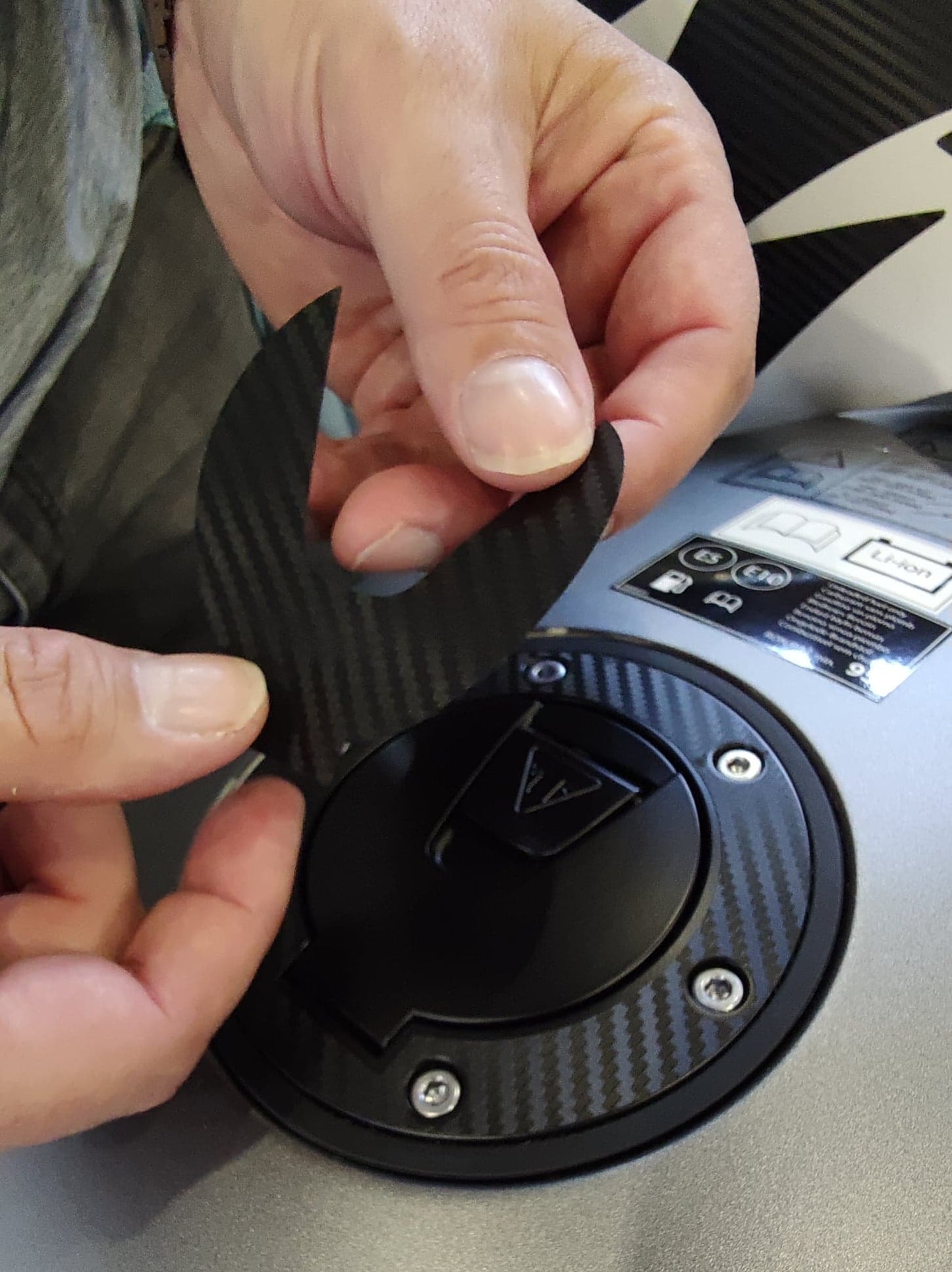 Stickers pour Trappe à essence TRIUMPH